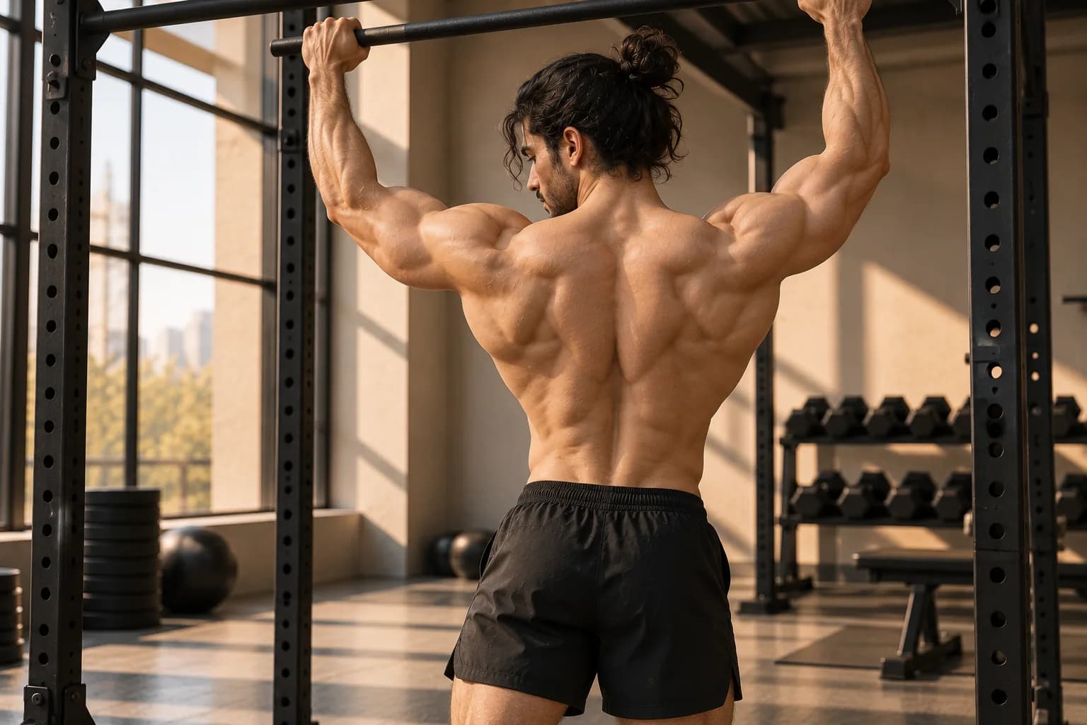 تکنیکها و حرکتهای مرتبط با عضلات پشت؛ اجرای بارفیکس با تمرکز روی عضلات پشت